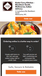 Mobile Screenshot of kadaicurry.com.au